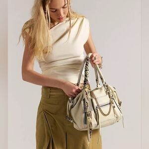 Free People Baby Emerson Tote Bag In Salt